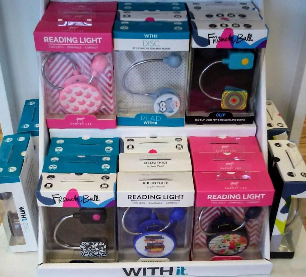 Assorted clip-on reading lights